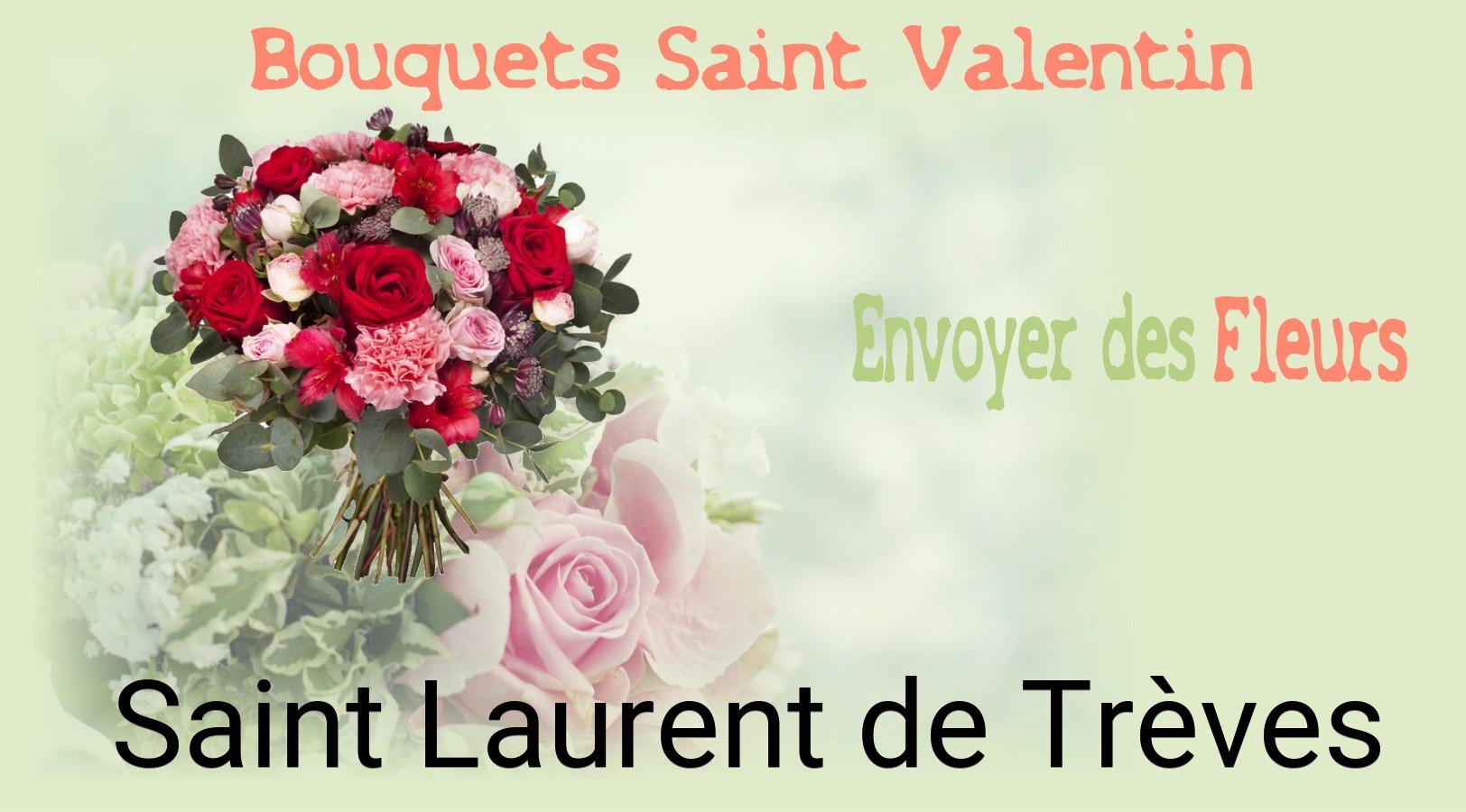Roses de Saint-Valentin livrées à Saint-Laurent-de-Trèves